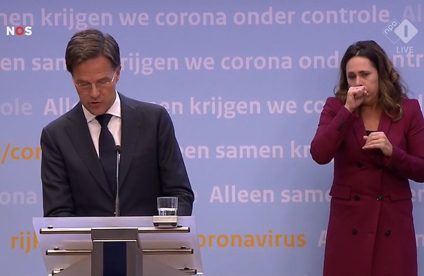 Mark Rutte en Irma Sluis